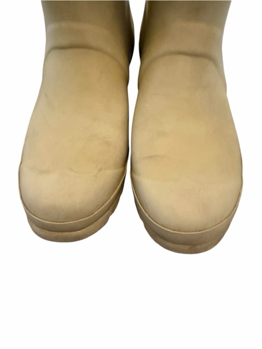 Hunter Original Gloss Tall Rain Boots Cream Beige Wellies UK5 US6M/7M EU38 - Picture 11 of 16